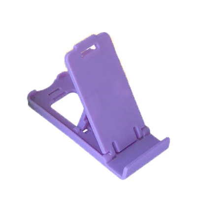 purple Держатель для мобильного телефона, Складная Настольная подставка, регулируемая универсальная подставка для мобильного телефона и планшета для iPhone смартфонов huawei - Цвет: purple