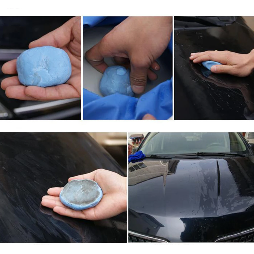 

1/2/4/5pcs Car Clay Bar 100g Auto Detailing Magic Claybar Cleaner Clay For Automobiles Cleaning Tool For Car Body Window Light