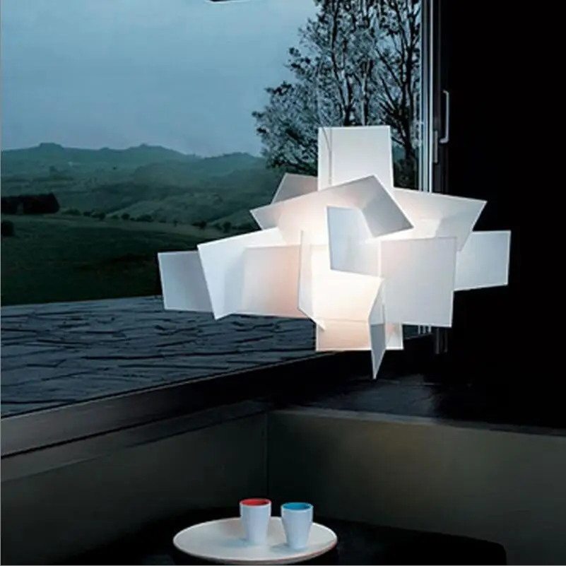 Италия Foscarini акрилосветодиодный Светодиодная лампа E27 90 260 В подвесной светильник