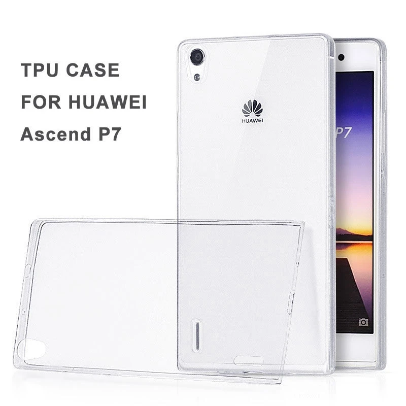 Ультратонкий Мягкий ТПУ прозрачный чехол для Huawei P8 lite P9 P10 plus G7 Y6 GT3 Y5 II G8