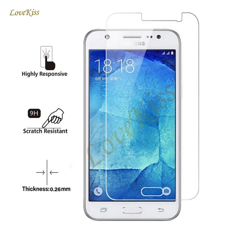 Закаленное стекло для Samsung Galaxy J5 2015 Защитная пленка SM J500FN J500 J500F J500Y Duos J500G Verre Filmo