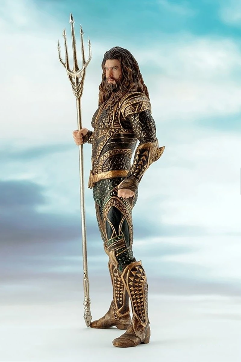 Статуя аквамена ARTFX Justice League 18 см Коллекционная модель игрушка рождественский