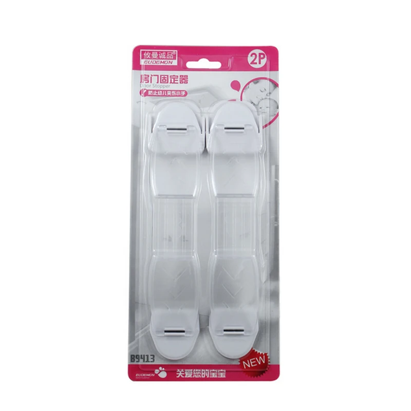 2pcs/Pack Baby Door Stopper Cabinet Holder Lock Safety Protect Jammer Finger Corner Guards bTRQ0482 | Мать и ребенок