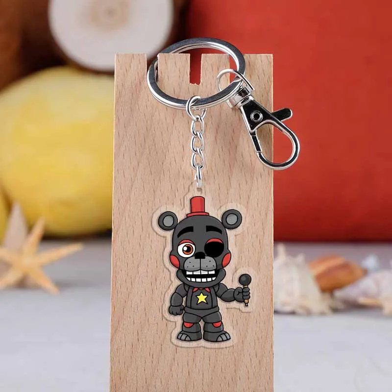 7 Брелок Five Nights at Freddys, фигурки, игрушки, аниме, брелок Фредди, кольцо, фигурки, игрушки для детей, модель - Цвет: 7