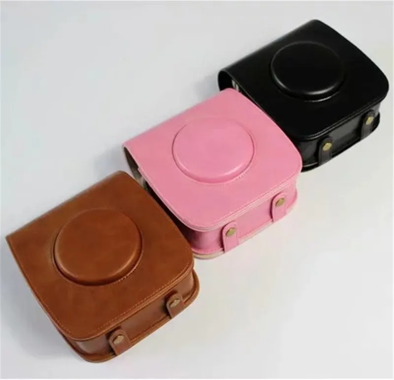 3 цвета из искусственной кожи чехол для Fujifilm Fuji Instax SQ 20 SQ20 цифровой сумка-чехол для камеры комплект с ремешком