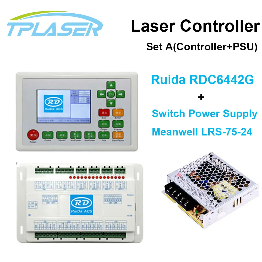 Ruida RDC6442G DSP лазерный контроллер PSU Wi Fi ручка для Co2 лазерной гравировки и