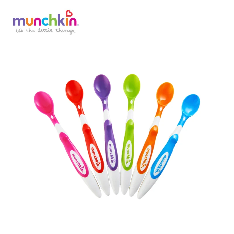 Munchkin baby Комплект для кормления 5pk Multi Plates & bowls малыши Soft Tip ложки детей 6