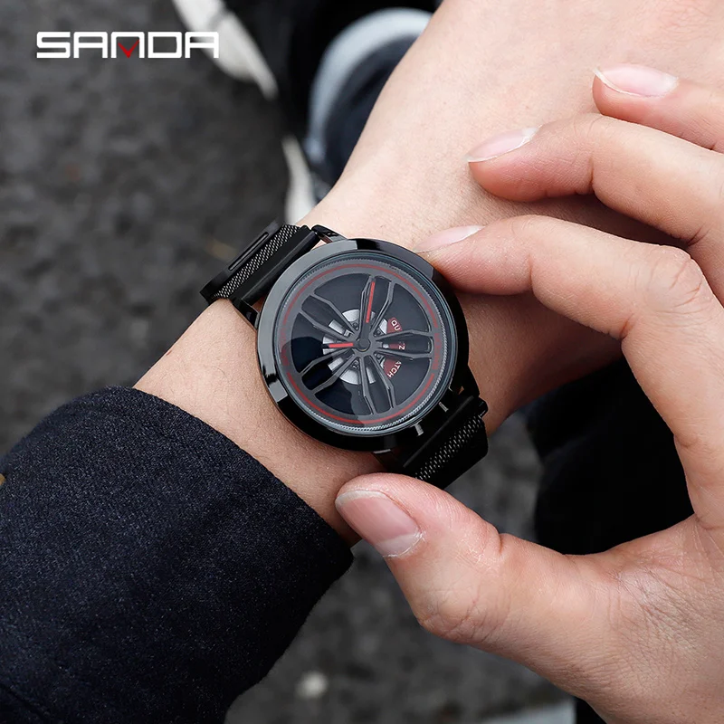 Часы Sanda мужские водонепроницаемые кварцевые|Мужские спортивные часы| |