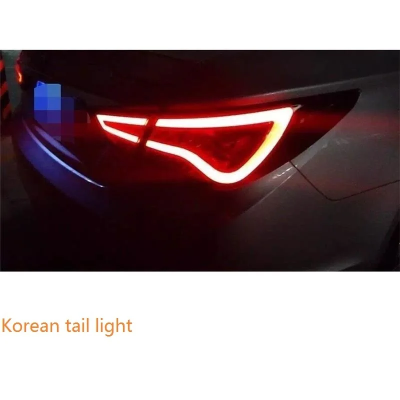 MODEL G Автозапчасти для автомобилей, автомобильные лампы Drl, светодиодные дневные ходовые фары, задние Автомобильные фары в сборе для hyundai Sonata - Цвет: MODEL G