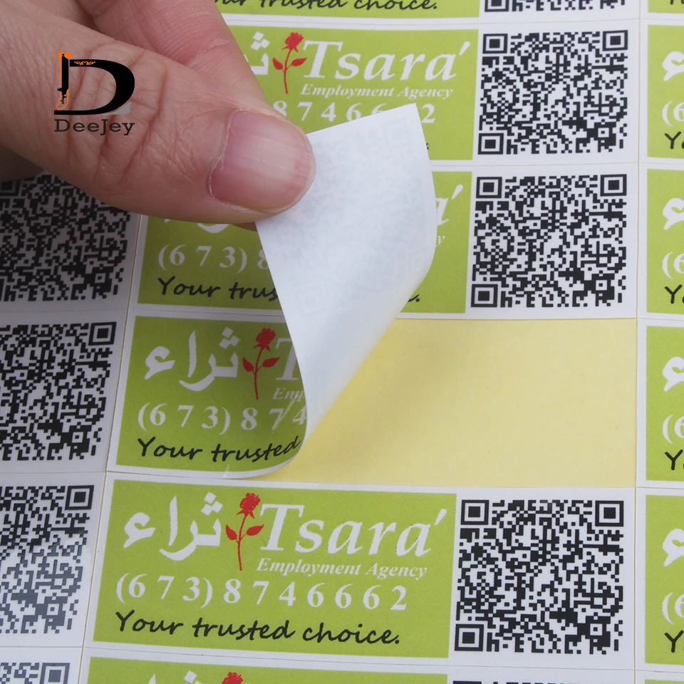 Наклейки на заказ этикетки с логотипом текстом напечатанные клейкие стикеры пвх