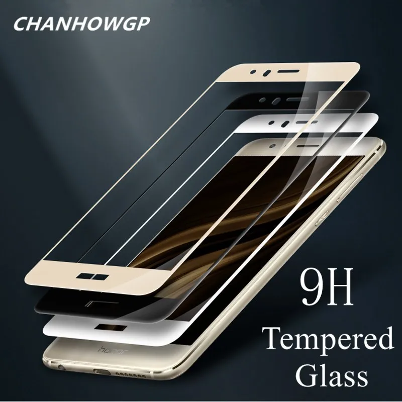 Полноэкранное закаленное стекло Защитная пленка для Huawei P9 P8 Lite 2017 P10 P20 P Smart Y5 Y6 2018