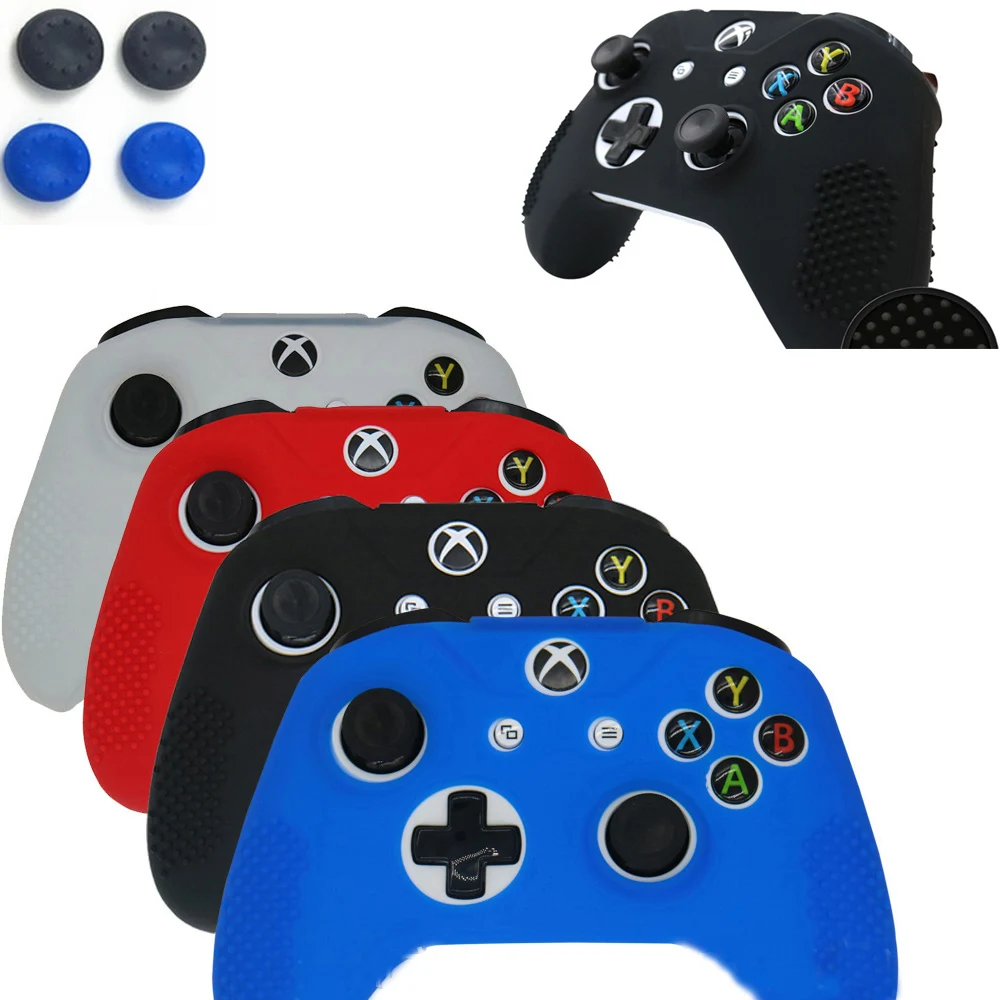 Прочный нескользящий Силиконовый защитный чехол для XBox One S X box one тонкий