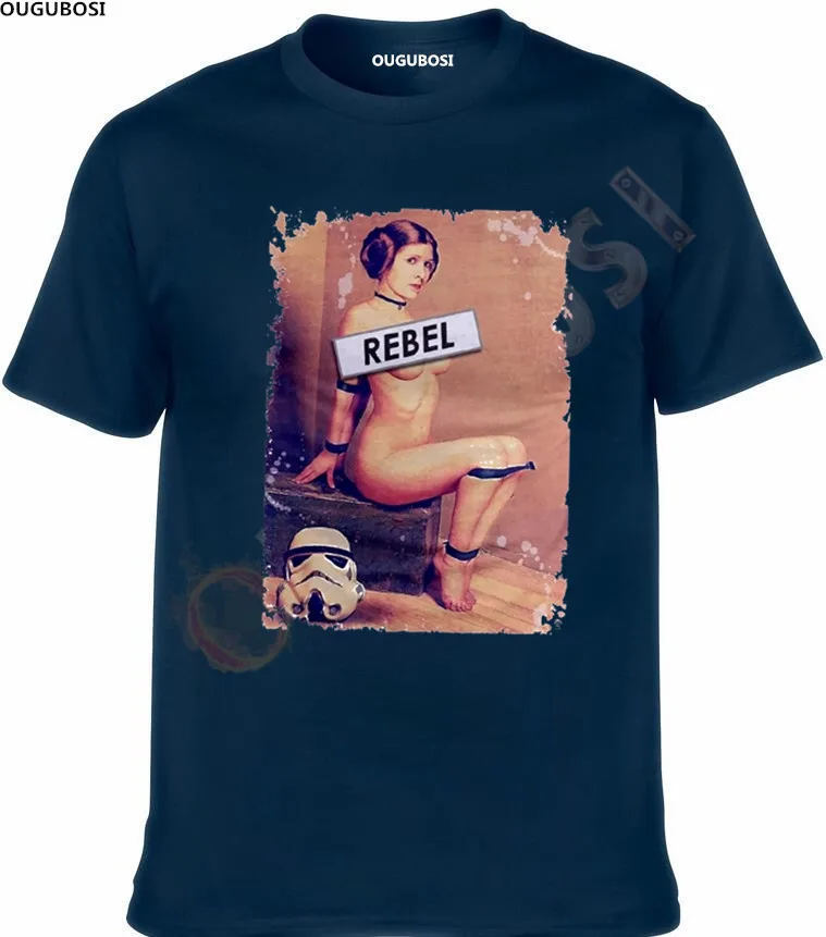 New Arrival Princess REBEL T shirt Star Funny cotton Men's t-shirt Custom fitness Hipster tee | Мужская одежда