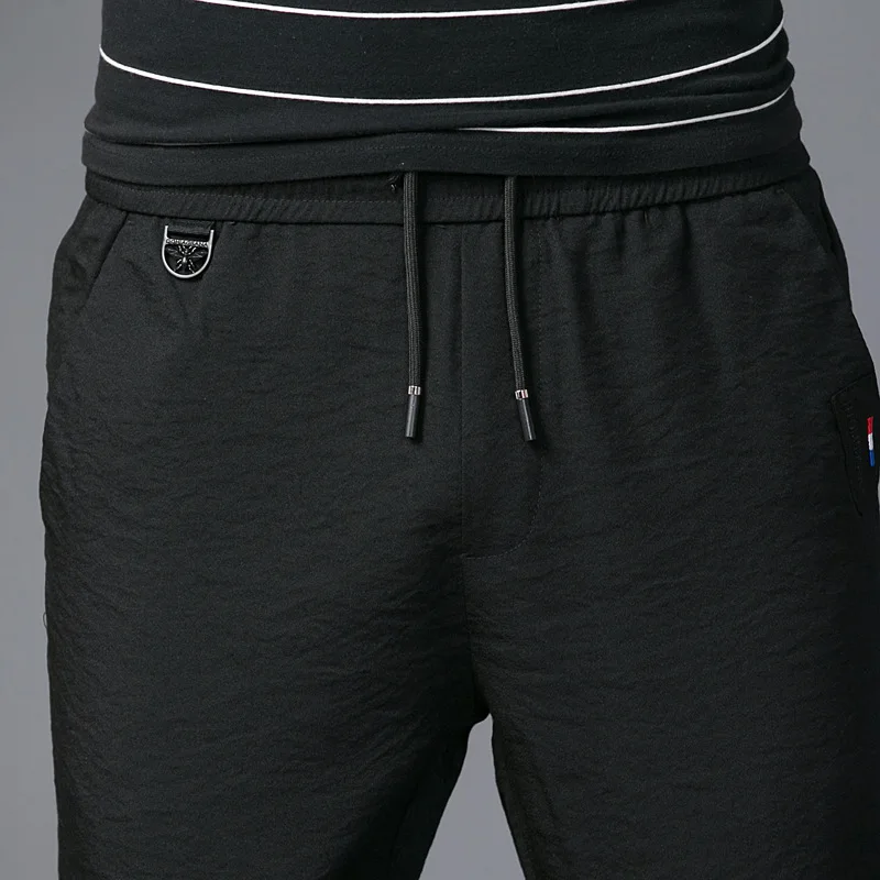 2018 г. Осенняя брендовая тренажерные залы Для мужчин джоггеры пот Штаны брюки