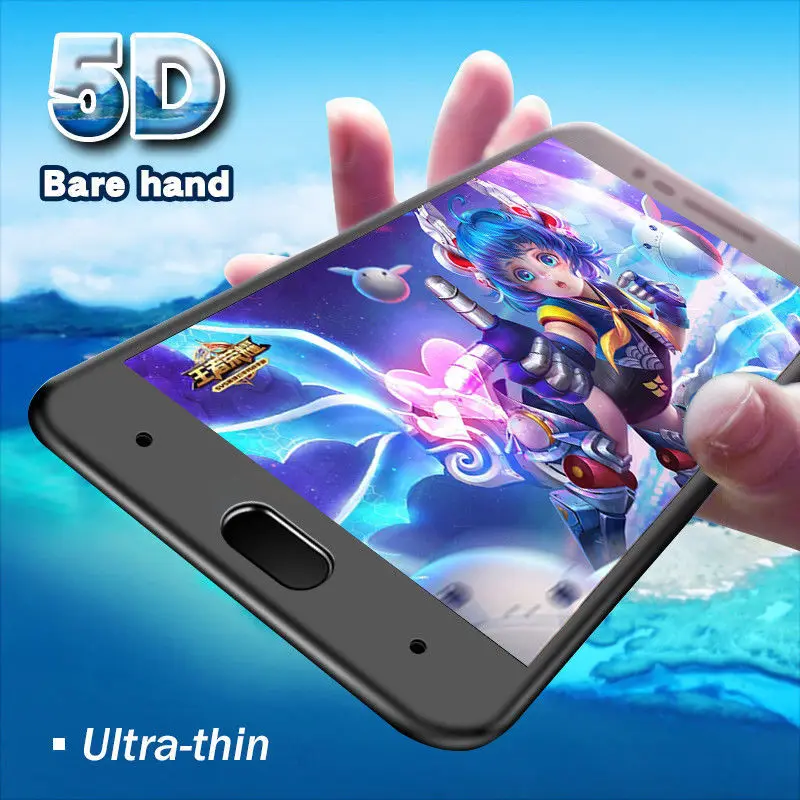 5D закаленное стекло для Xiaomi Redmi Note 5A 5 Plus Y1 Lite Mi A1 6 5X Mi6 полное покрытие защита