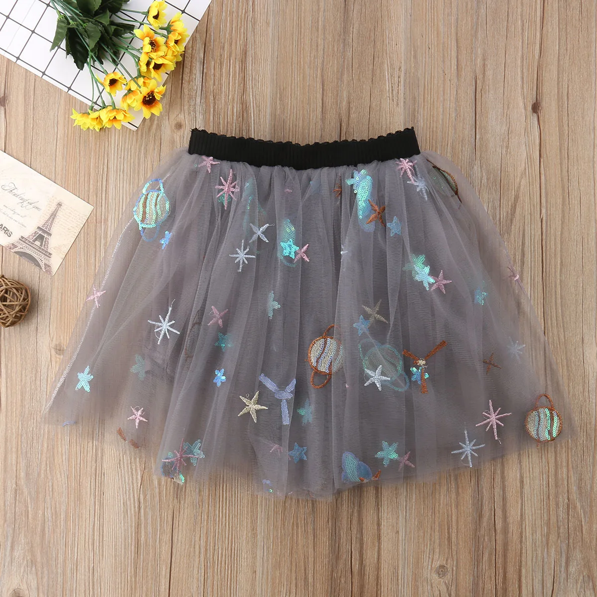 2018 новый бренд сетки бальное платье сетка милые Одежда для детей малышей девочек