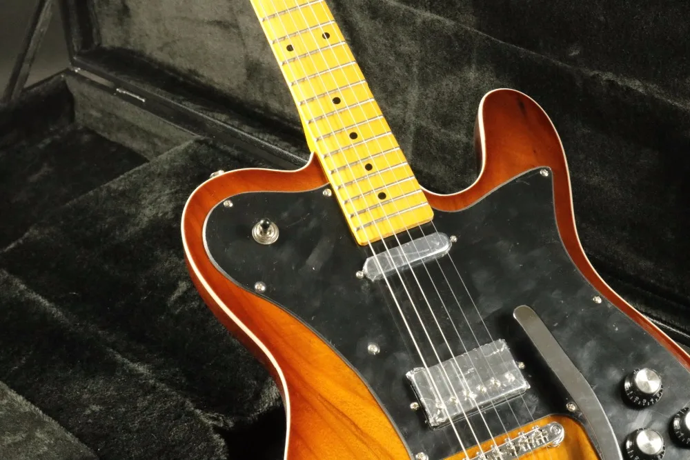 Светильник коричневый bigsby bridge tele Электрогитара sh пикапы Топ переплет гитара