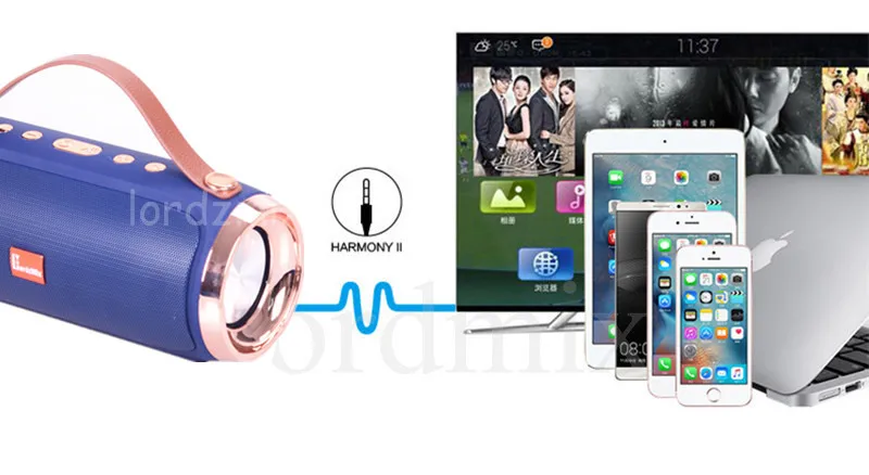 Bluetooth Колонка Беспроводная стерео Громкая Колонка Портативная колонка MP3 динамик s HandFree с fm для телефона samsung Xiaomi luzzmix