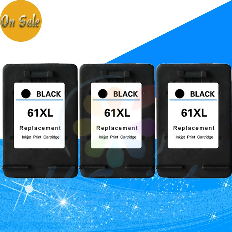 Горячие продажи 3 пакетов черный Совместимый для HP 46 HP46 в чернильный картридж Deskjet