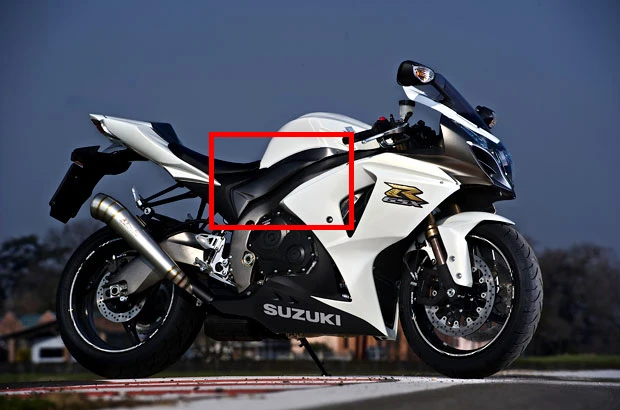 Боковая панель для газового бака из углеродного волокна Suzuki GSXR1000 2009 2010 2011 2012 2013 2014