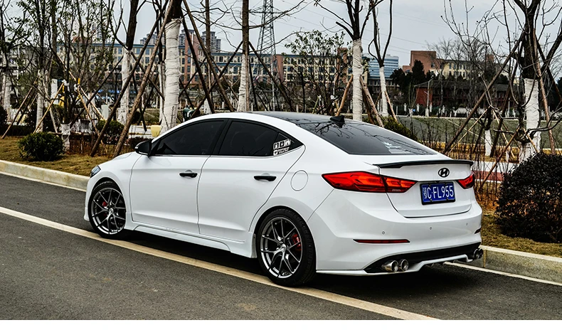 Для hyundai ELANTRA AVANTE ABS углерода волокно вид дверные ручки чаши Крышка кепки стикеры отделкой литья стайлинга автомобилей