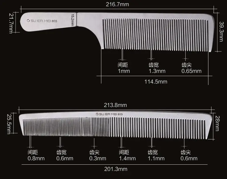

Hot Hairdressing Tools Professional Barber Cutting Comb Haircut Comb