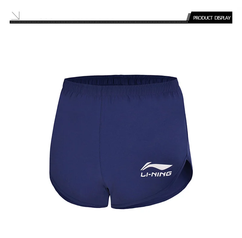 Li-Ning мужские спортивные шорты для бега, дышащие, удобные, 88% полиэфир, 12% спандекс, с подкладкой, спортивные шорты AKSN169 MKD1541