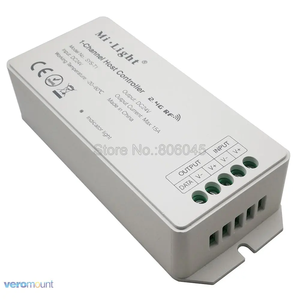 SYS T1 Mi светильник DC24V 360W 15A 1 Channel Управление Wi Fi DMX512 Alexa приложение работать с серии