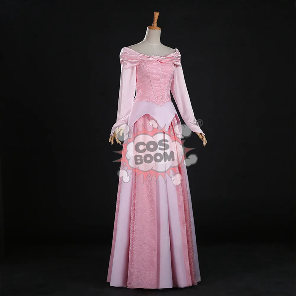 COSBOOM Спящая Красавица Аврора Косплей Костюм для взрослых Принцесса вечернее