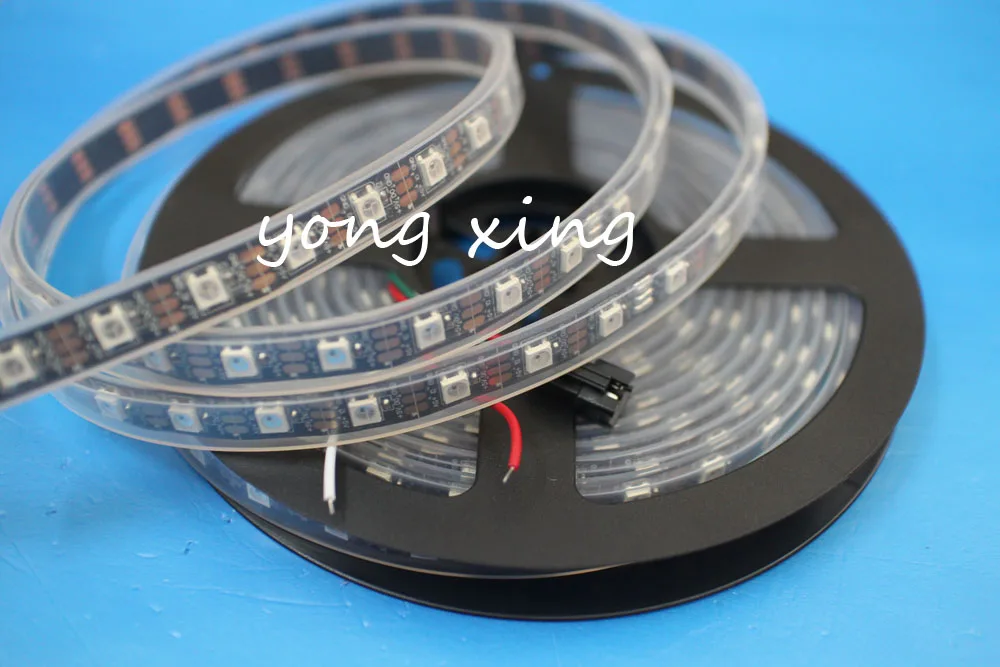 5 м 1 Светодиодная лента WS2812 2812B RGB полоса 60 светодиодов IP33 IP65 IP67 водонепроницаемая