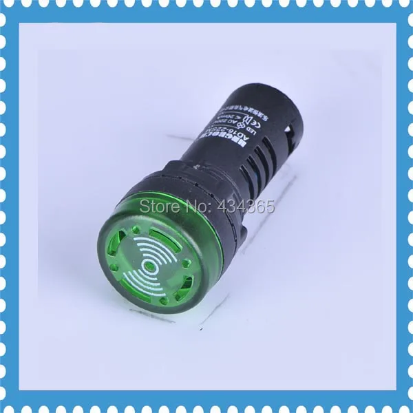 Пилотная лампа AD16 22SM сигнальная с индикацией зуммером 24 В светодиодная