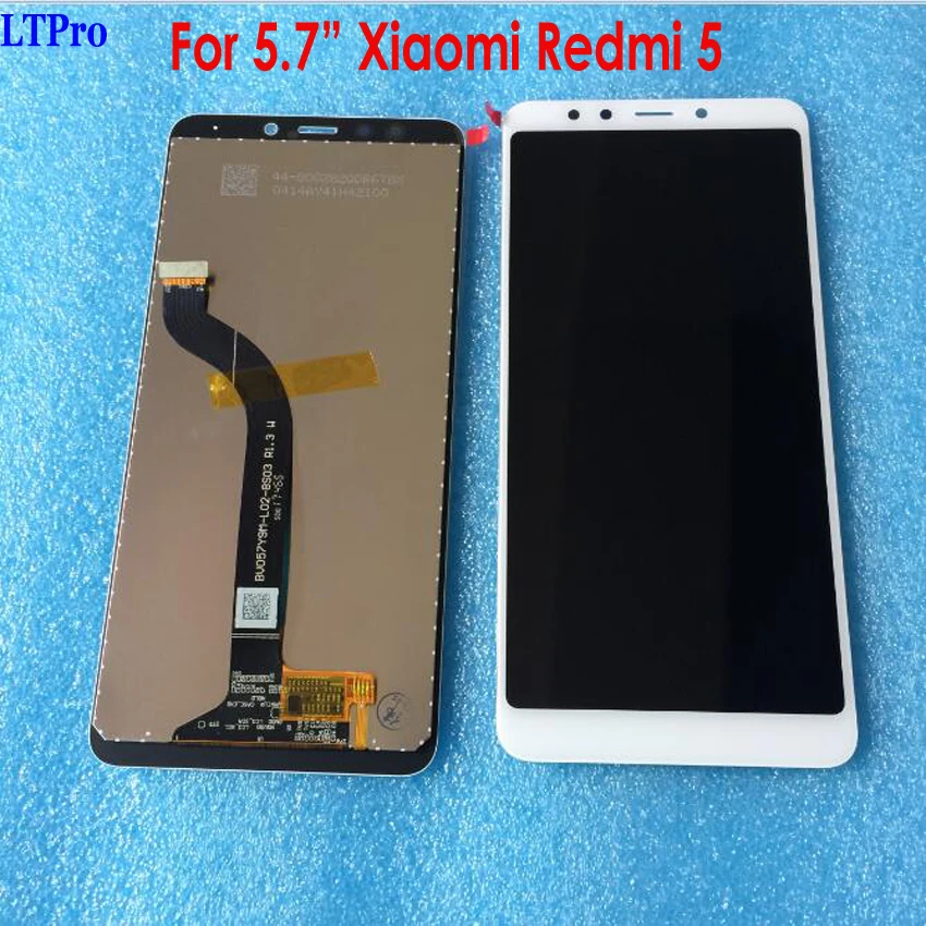 100% оригинальный рабочий ЖК дисплей Redmi5 дигитайзер сенсорной панели в сборе +