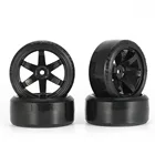 Комплект твердых пластиковых колес 2021rc для дрифтинга, запасные части для радиоуправляемых автомобилей Traxxas HSP Tamiya HPI, 4 шт.