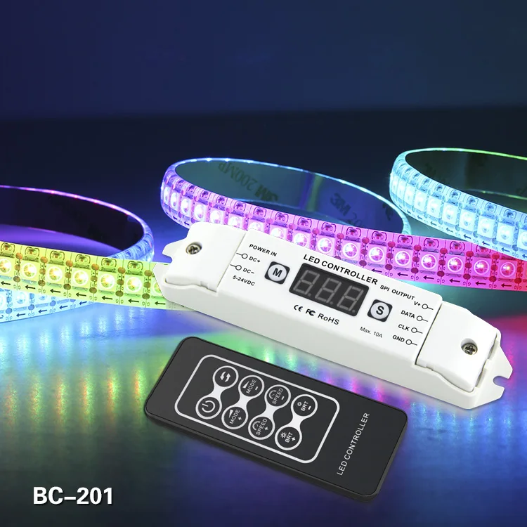 DC5V 24V светодиодный пиксель SPI полоса управления ler цифровой адресуемый контроль