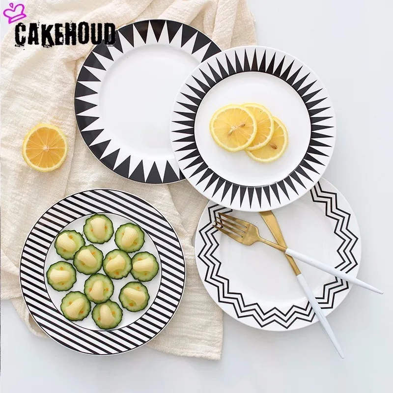 Тарелка для еды CAKEHOUD креативная тарелка в скандинавском и западном стиле
