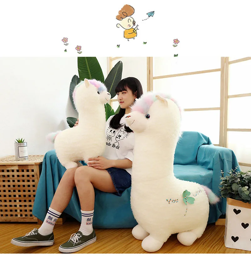 38-70 см Kawaii Alpaca плюшевые игрушки куклы милые Llama Alpacasso мягкие игрушки японская альпака мягкие животные куклы дети подарок