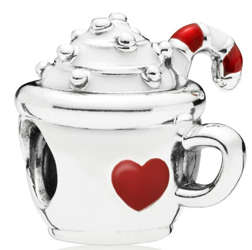 5-Warm Cocoa Подходят к оригинальному браслету Pandora, серебряные бусины, рождественские и любовные ажурные подвески для женщин, сделай сам, изготовление ювелирных изделий - Окраска металла: 5-Warm Cocoa