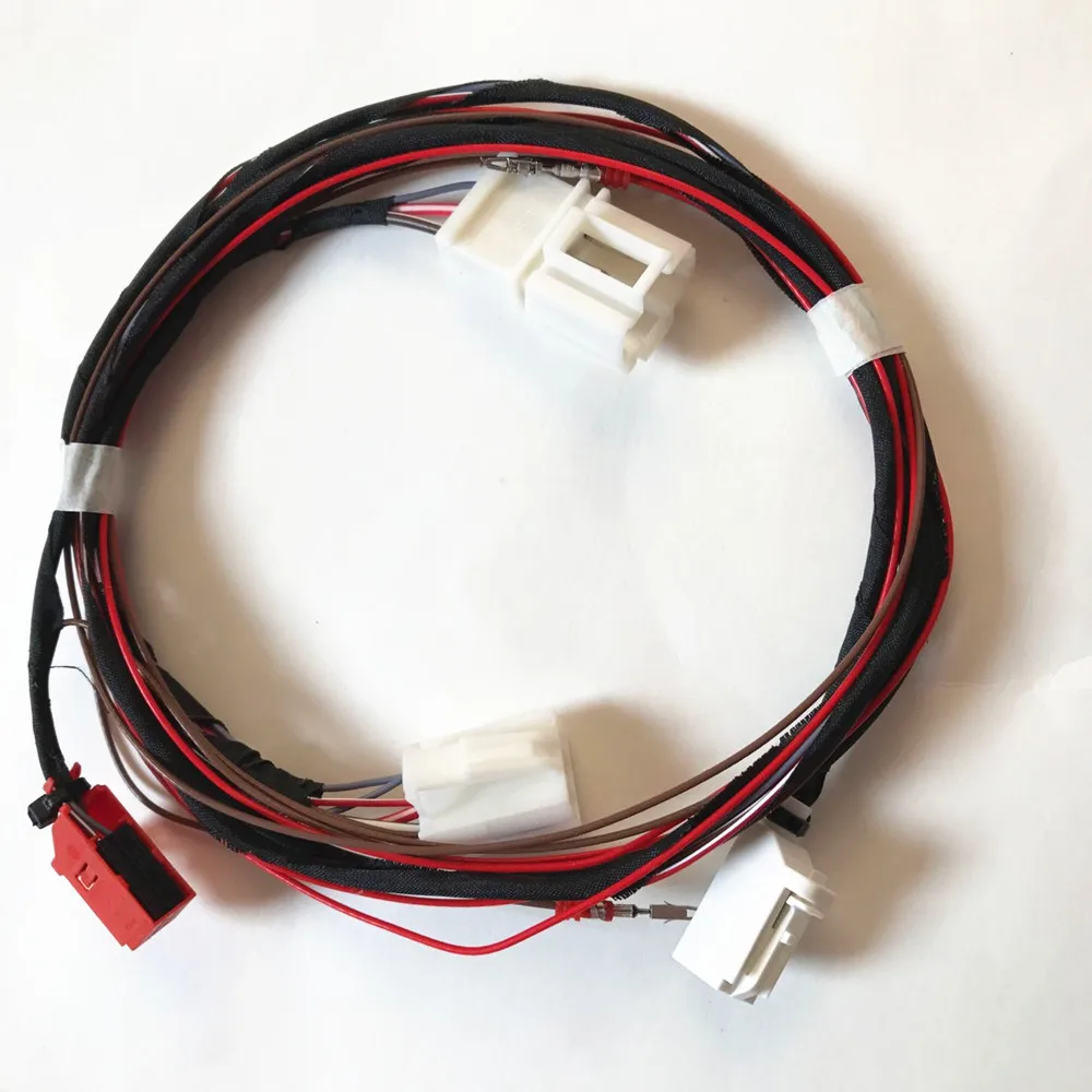 1Pcs Plug TUKE давления воздуха в шинах комплект шин Давление аварийный выключатель+ ESP OFF ASR противоскольжения переключатель& проволочный канат для VW Jetta Golf 1KD927117 56D927121 - Цвет: 1Pcs Plug