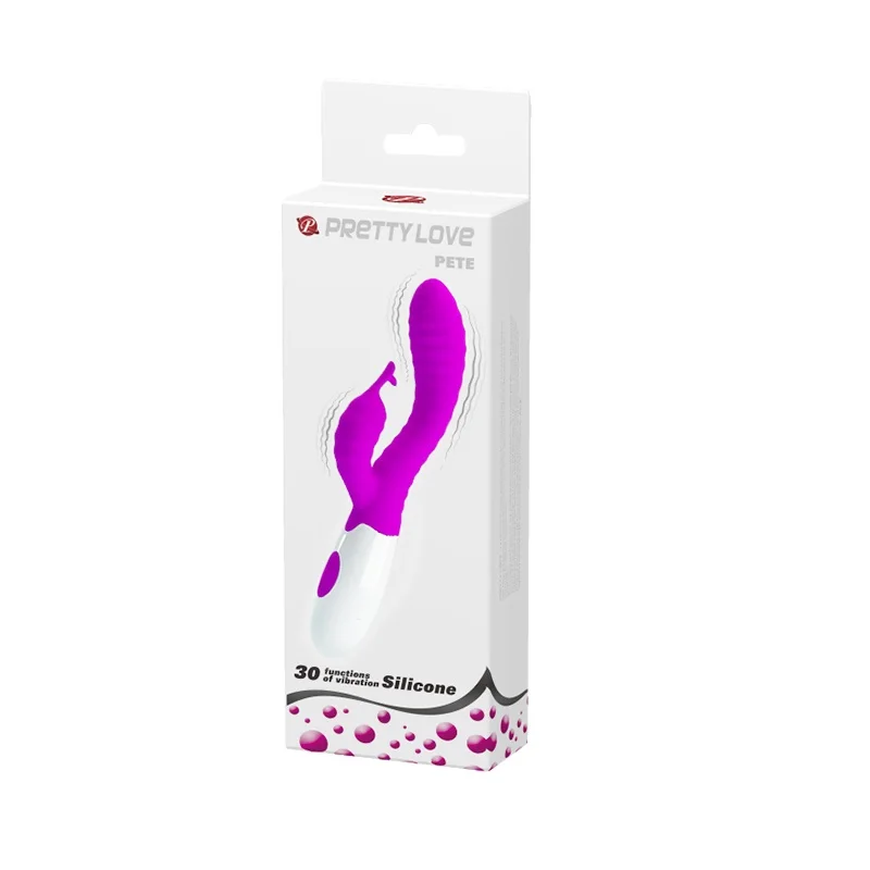Pretty love Silicone G Spot Dildo Rabbit Vibrator for Women Dual Vibration Waterproof Female Vagina Clitoris Massager Sex Toy | Красота и