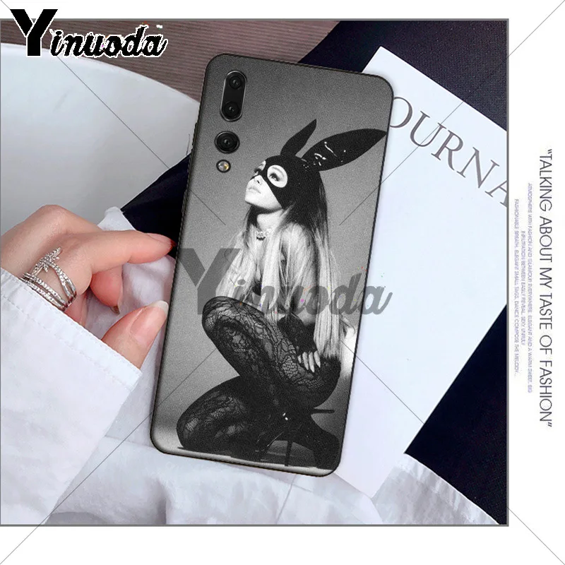 Yinuoda Cat Ar Ariana Grande мягкий чехол для телефона из ТПУ Huawei P10 plus 20 pro P20 lite mate9 10 honor view10