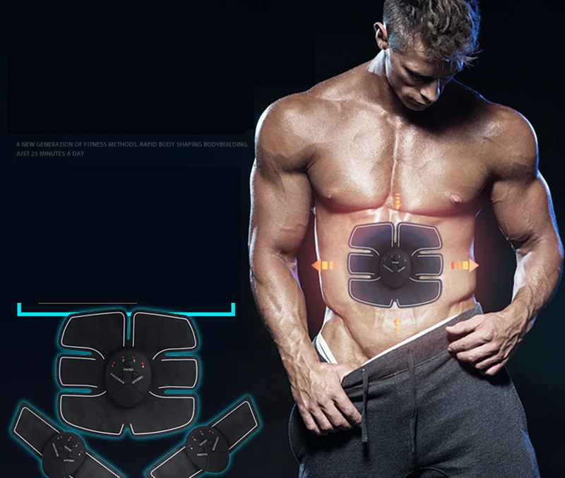 Новая версия usb зарядка EMS стимулятор мышц Тренажер Смарт фитнес тренировка