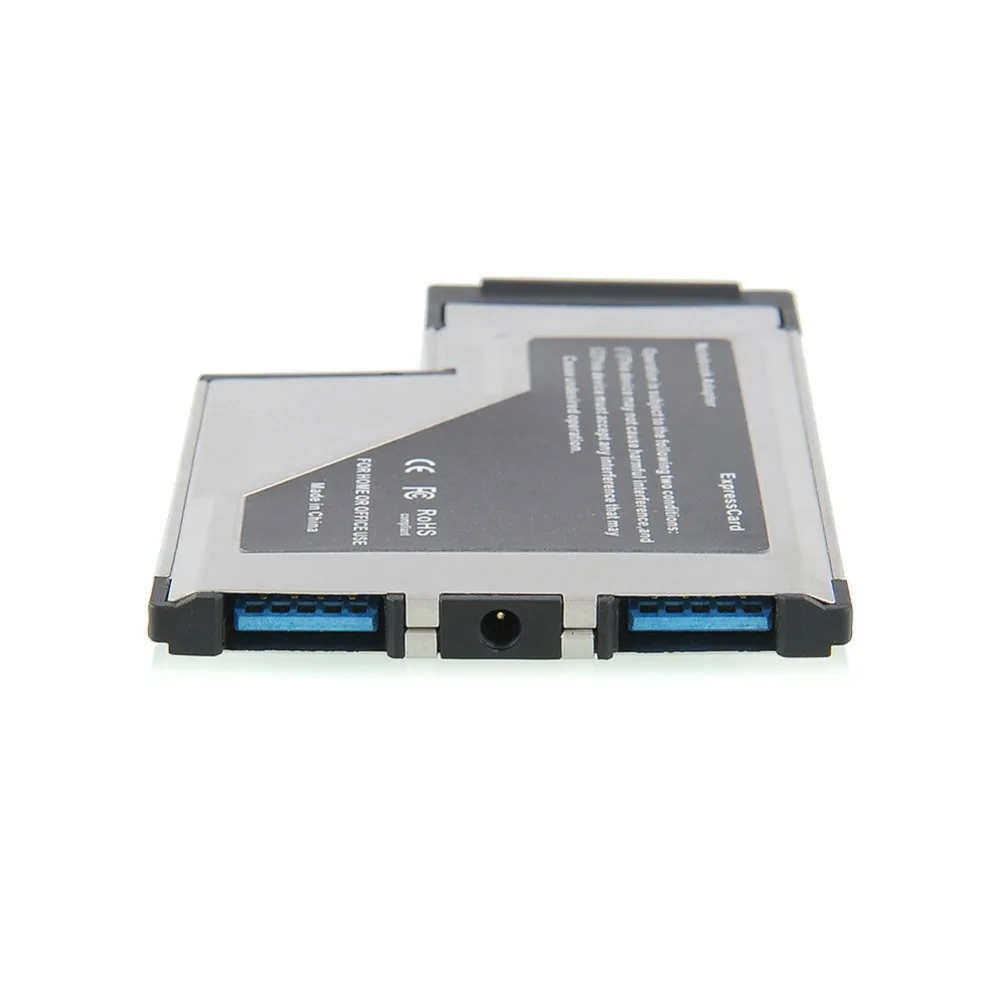 54 мм Экспресс-карта Expresscard к 2 портам USB 3 0 адаптер для ноутбука NEC Chip | Компьютеры и