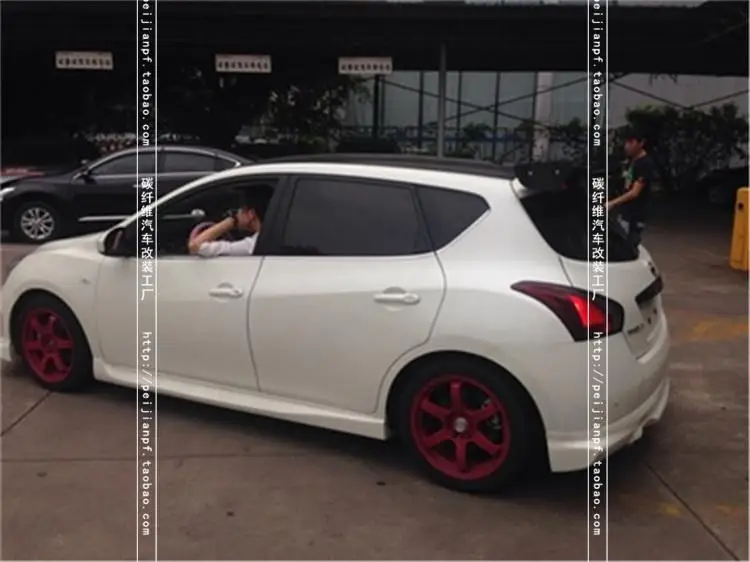 Подходит для SUZUKI SWIFT FOCUS GOLF Универсальный Задний спойлер из углеродного волокна заднего крыла