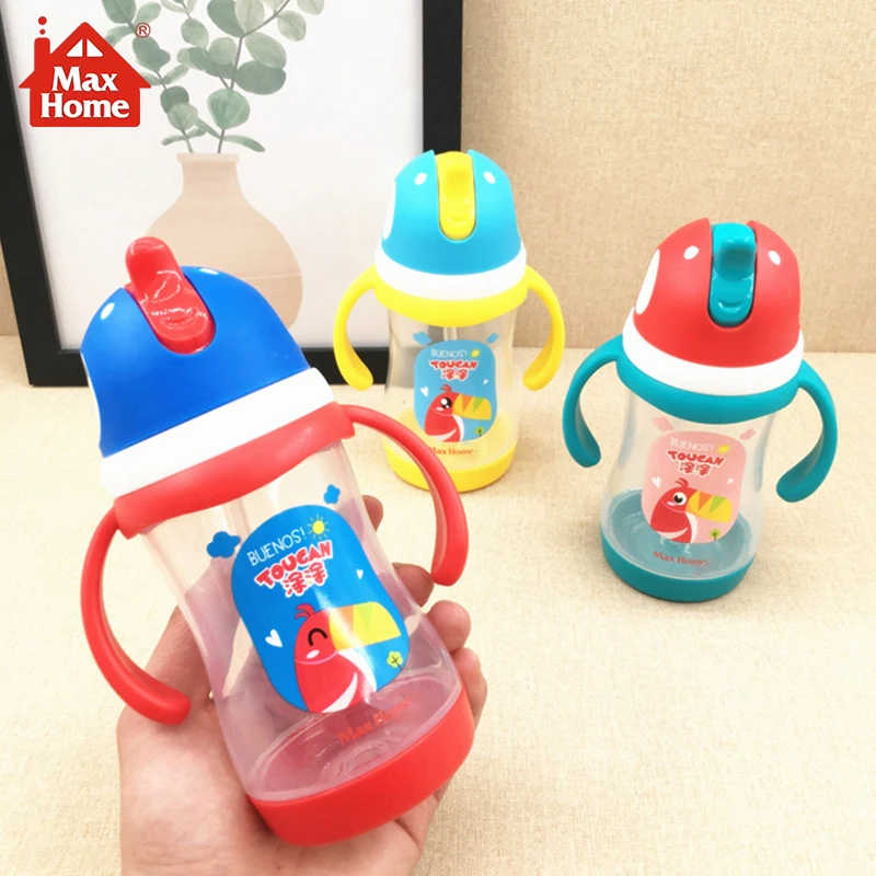 MAX HOME 300 мл милая детская чашка обучающая для кормления питья воды с ручкой