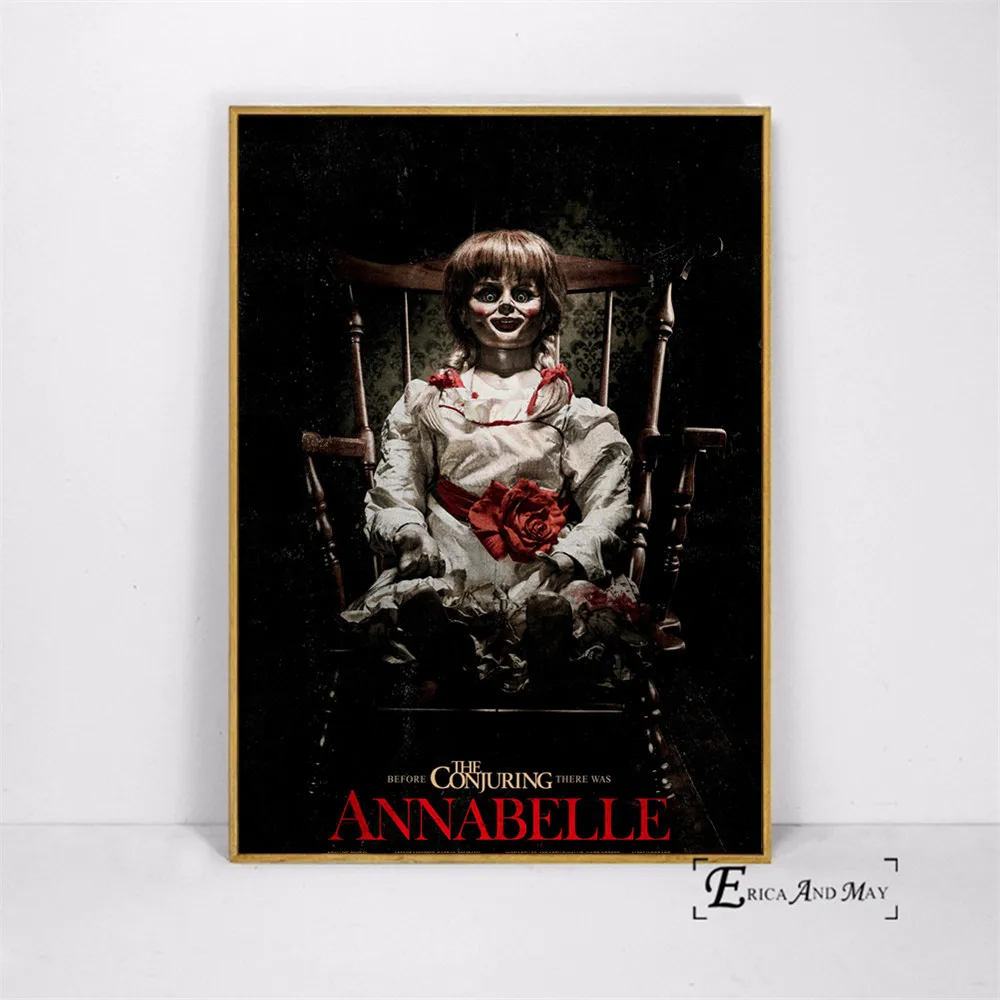 Annabelle картина из фильма ужасы Картина на холсте настенные картины домашний декор