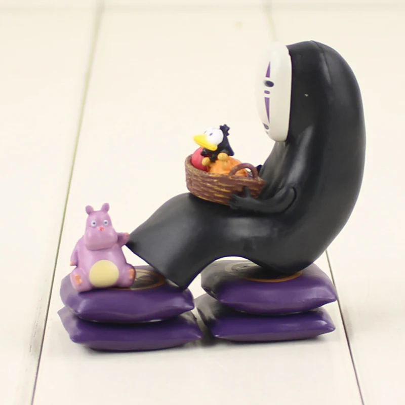 Фигурка «Мой сосед Тоторо» игрушка Chibi Totoro кошка автобус Catbus Фея No Face Man Jiji Cat Хаяо Миядзаки модель игрушки