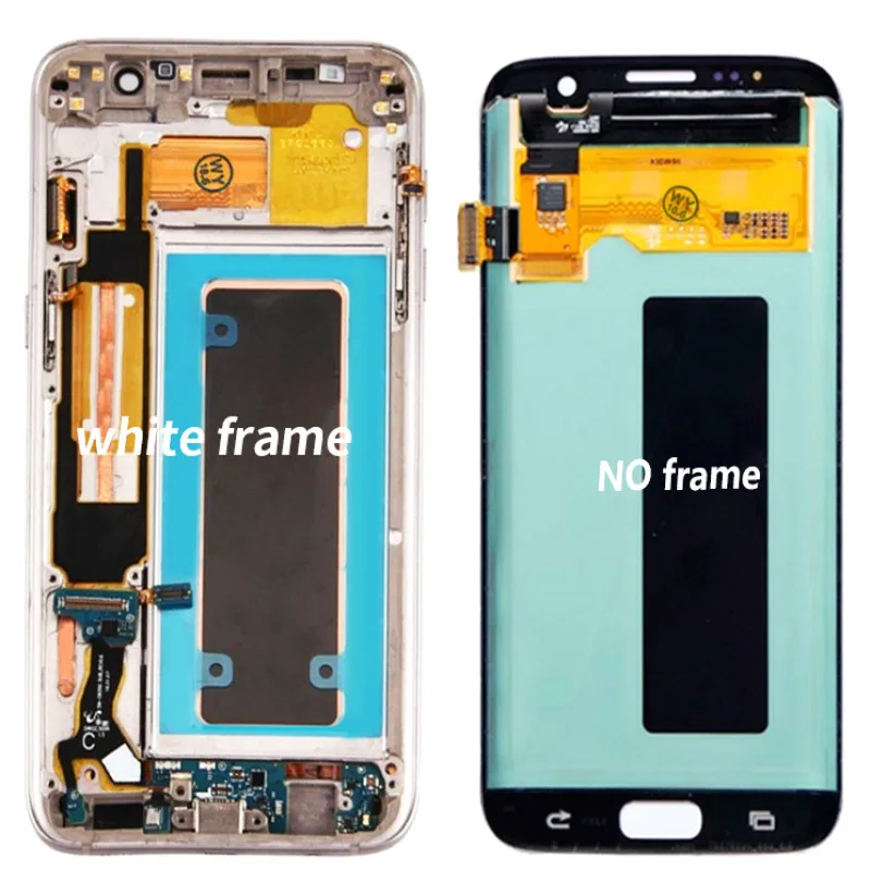 Оригинальный Super AMOLED дисплей 5 дюйма для SAMSUNG Galaxy s7 edge G935 G935F дигитайзер сенсорный
