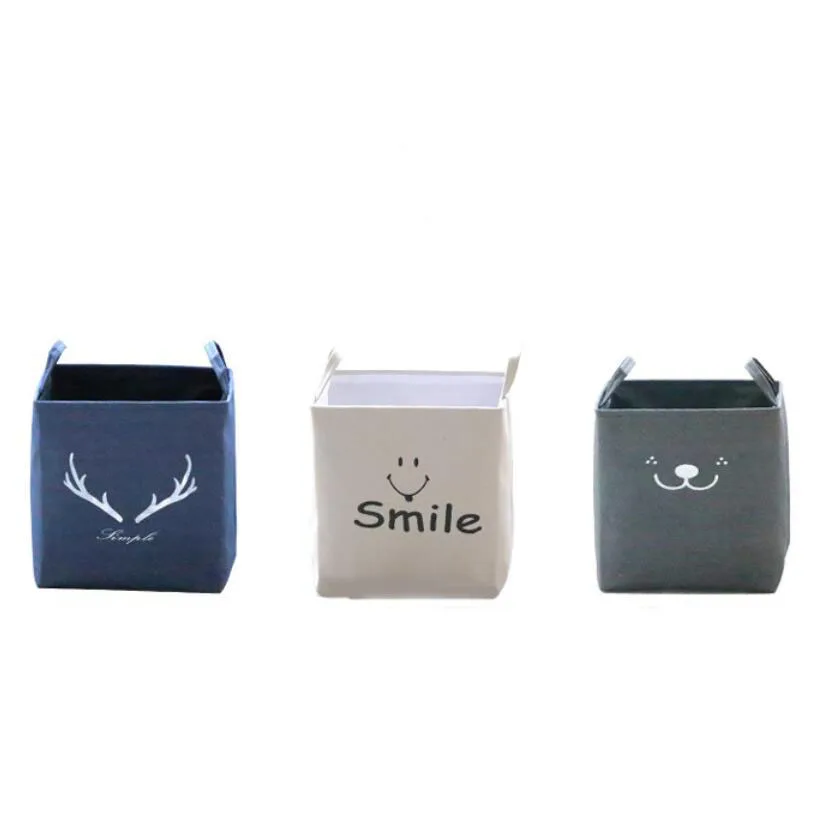 Новая Толстая двухслойная мультяшная корзина для белья хранения одежды