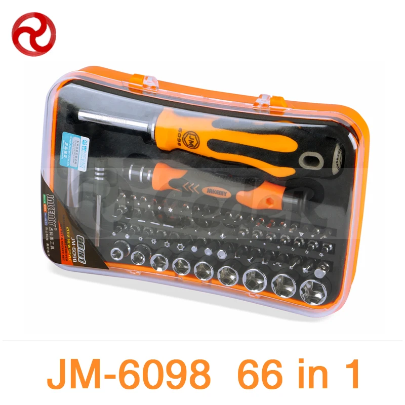 JAKEMY 66 в 1 Отвёртки Комплект ноутбук электрические Мебель для дома авто механик