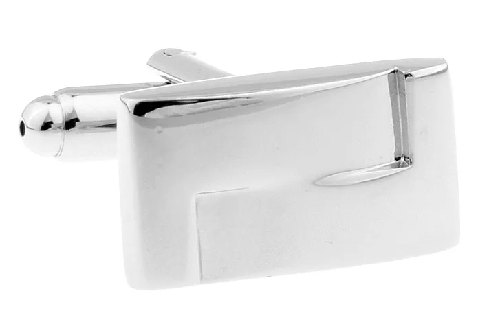 Мужские Запонки iGame серебристые запонки с прямоугольным дизайном | Украшения и